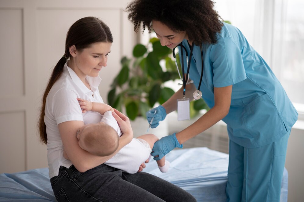 in vaccination should follow guidelines for newborn care.